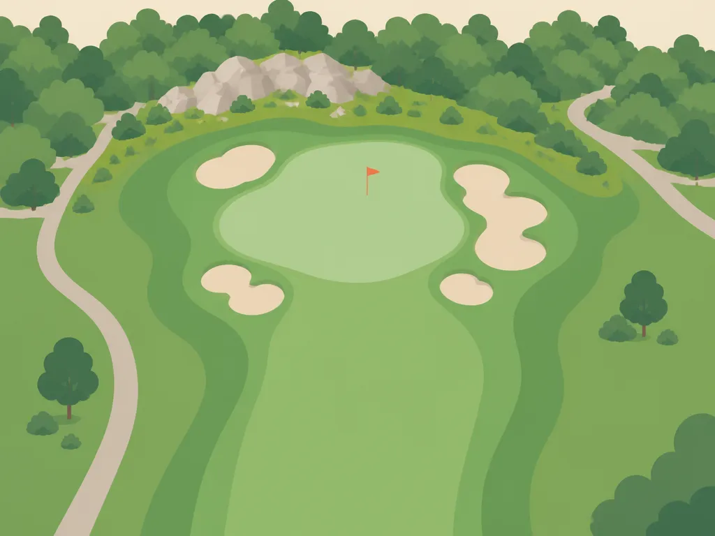 Illustration of Smuggler's Glen Golf Course