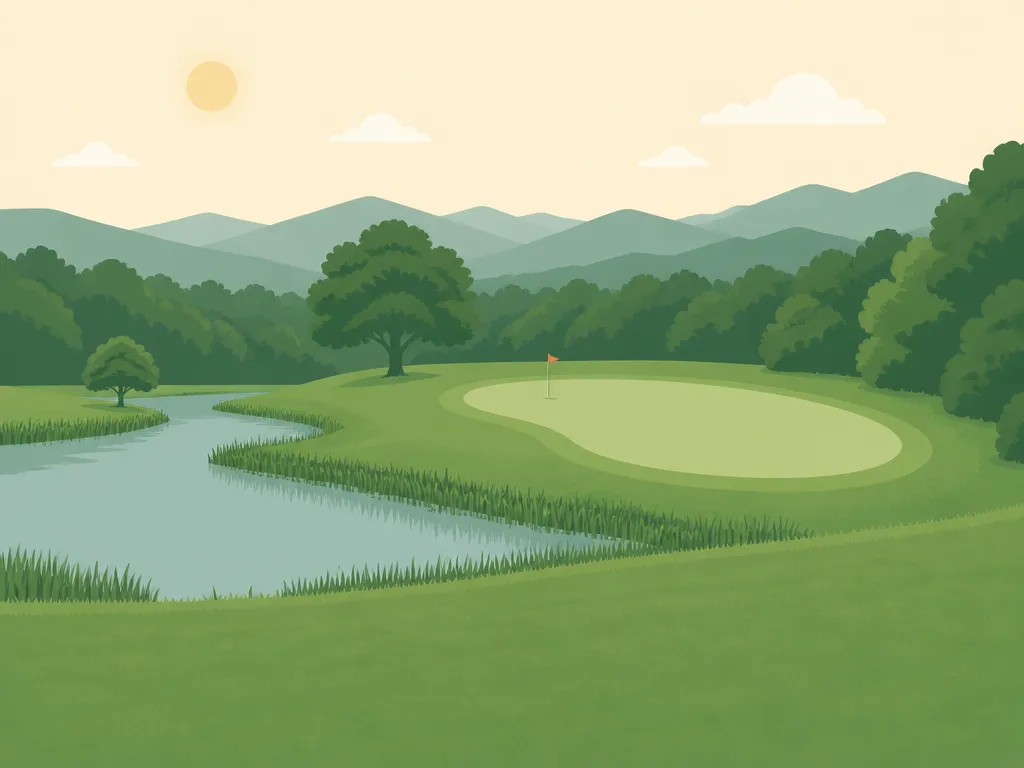 Illustration of Wolf Mountain Golf