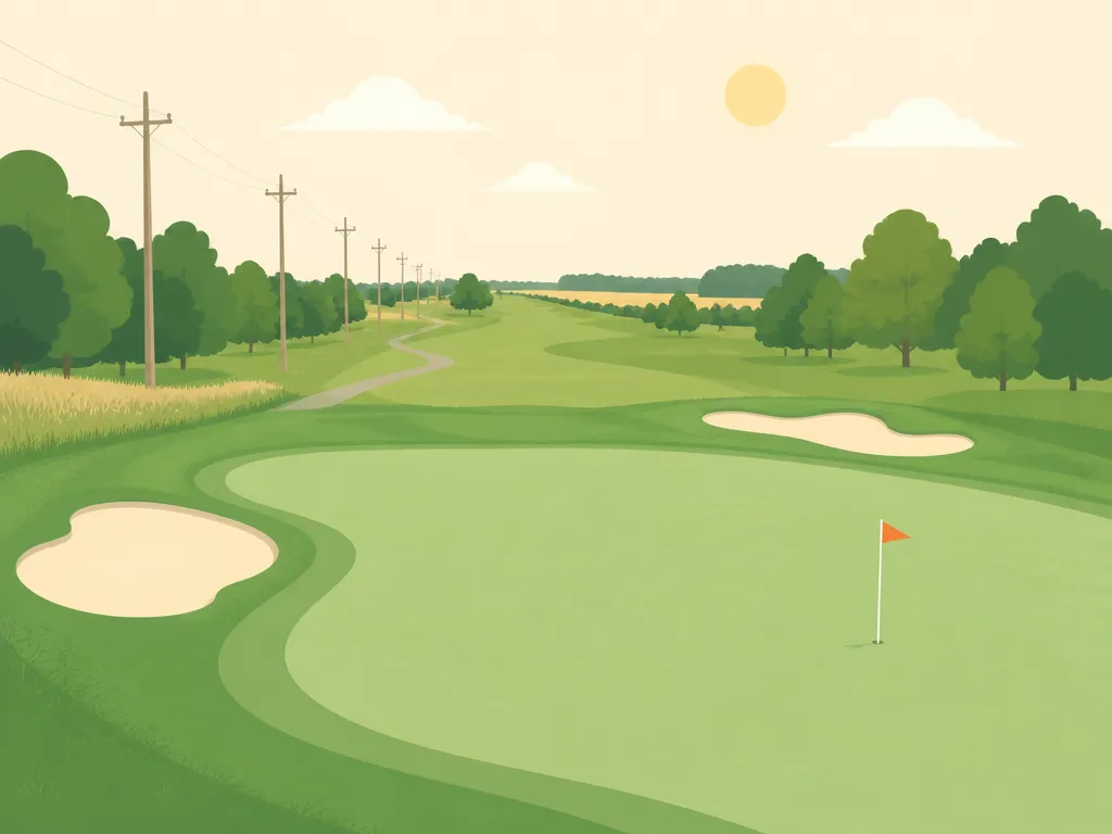 Illustration of Sandy Creek Golf Course