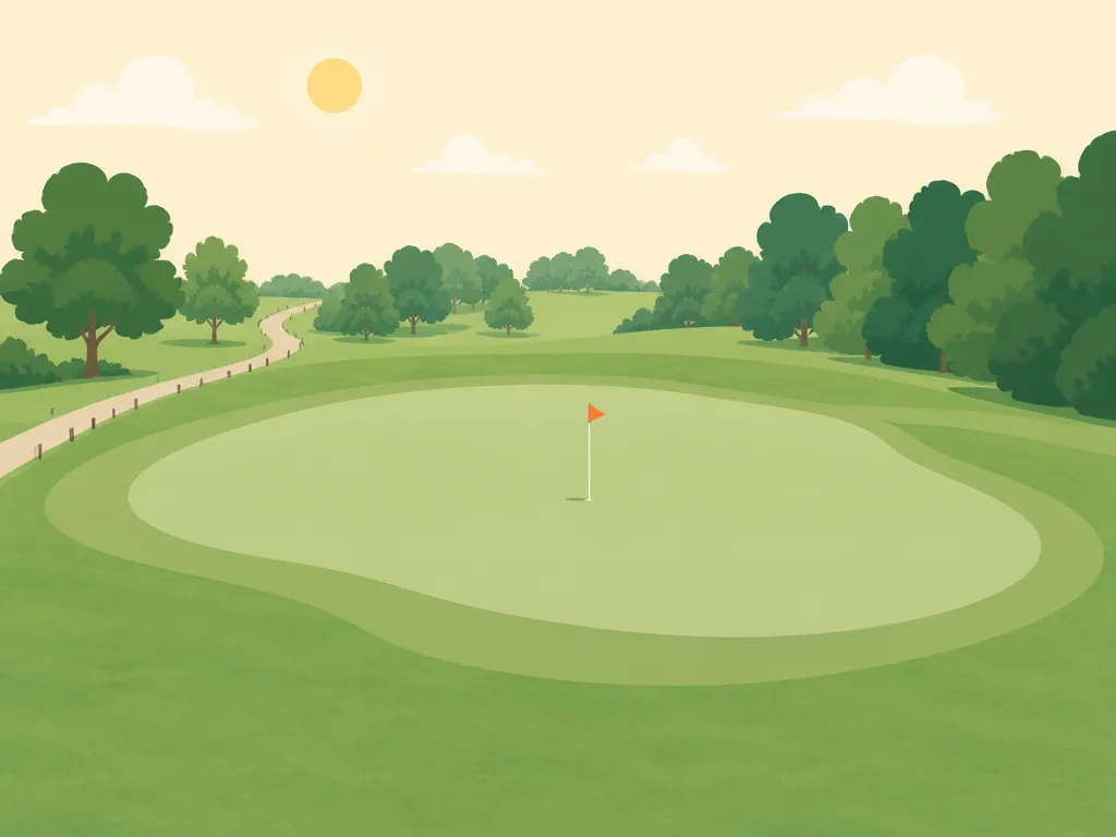 Illustration of Gibson Bay Golf Course