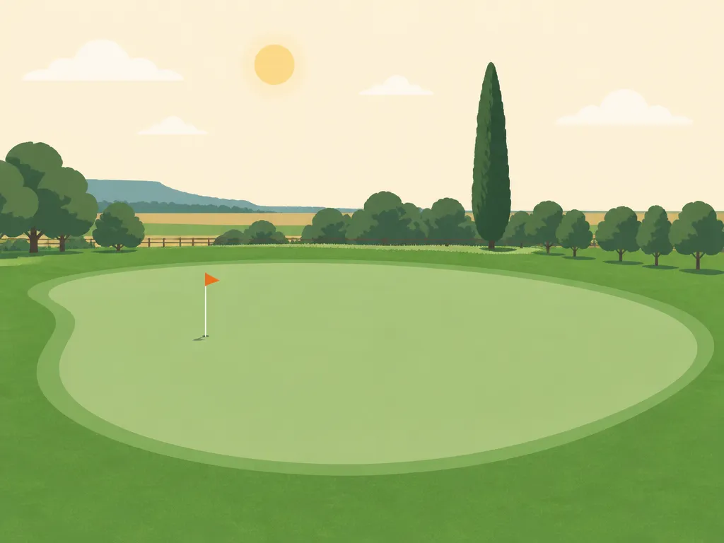 Illustration of Table Mountain Golf Course