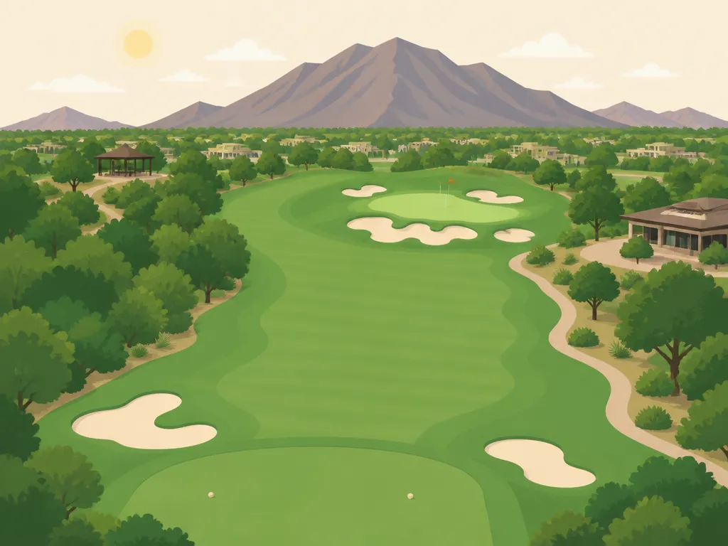 Illustration of Ahwatukee Lakes Golf Club