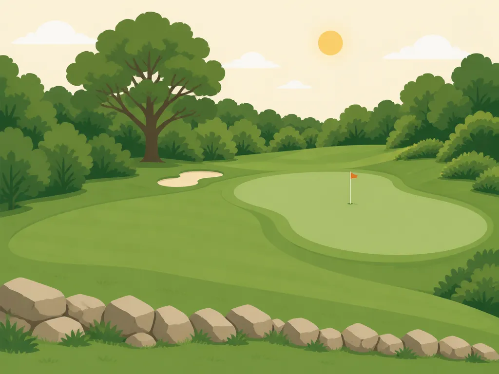Illustration of Grey Rock Golf Club & Tennis
