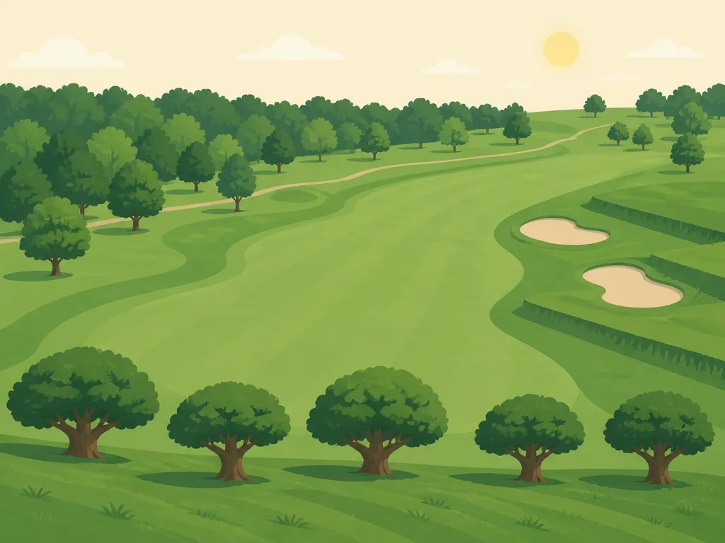 Illustration of Windwood Hollow Golf Course