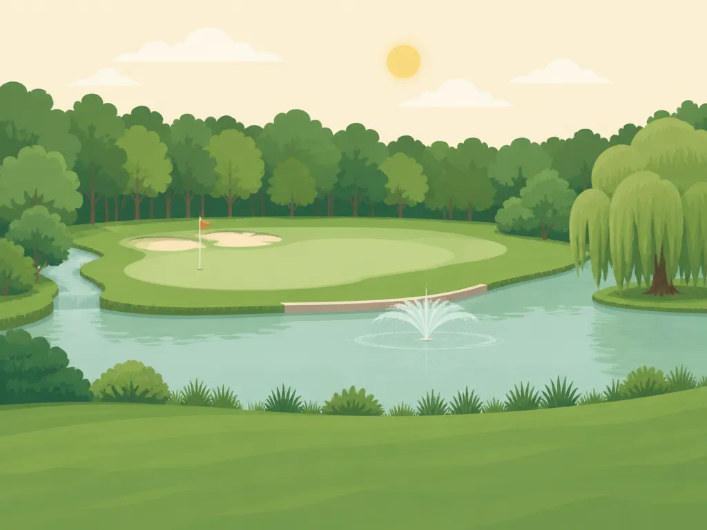 Illustration of Woodlawn Golf Course