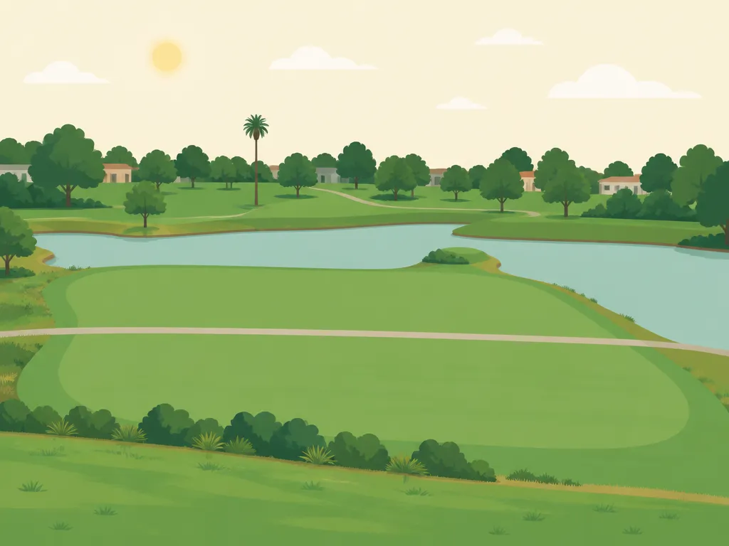 Illustration of Alondra Golf Course (Par 3)