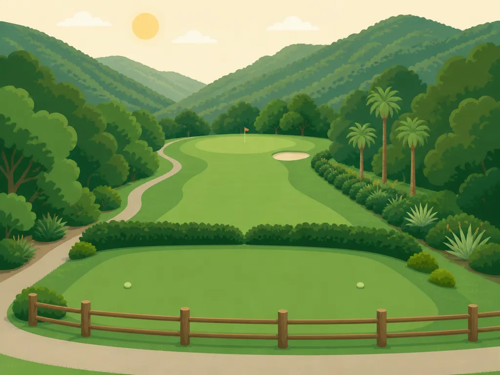 Illustration of Catalina Island Golf Course