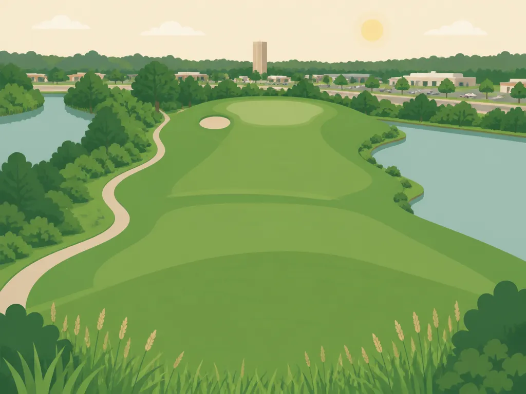 Illustration of Settler's Hill Golf Course
