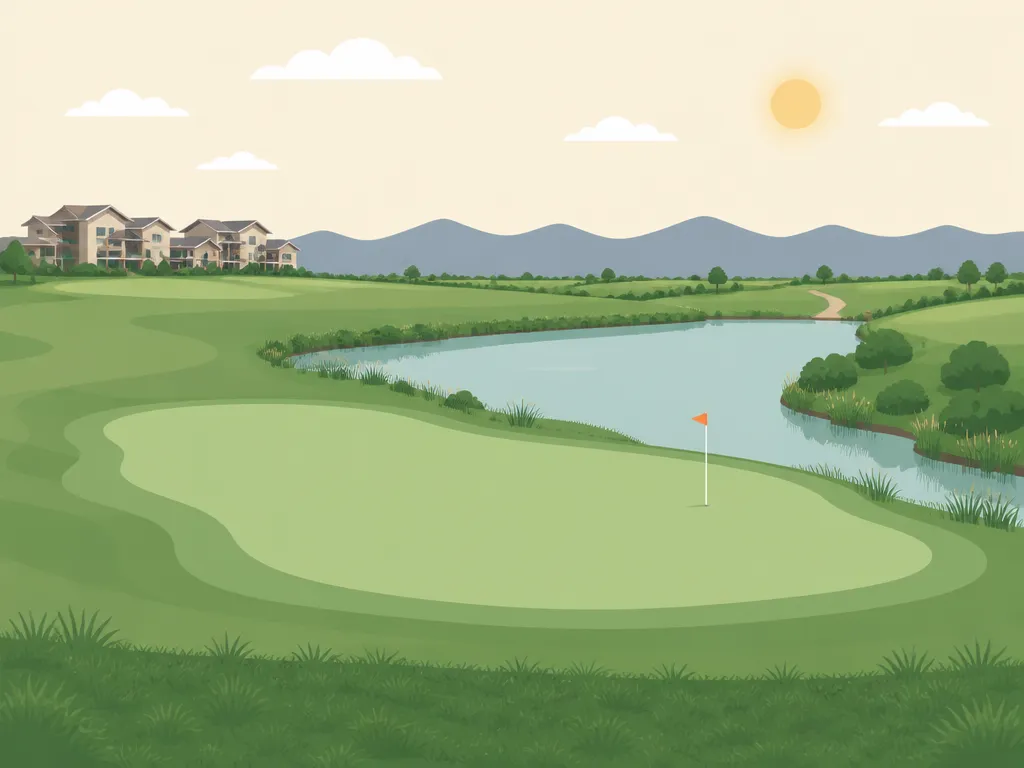 Illustration of Buffalo Run Golf Course