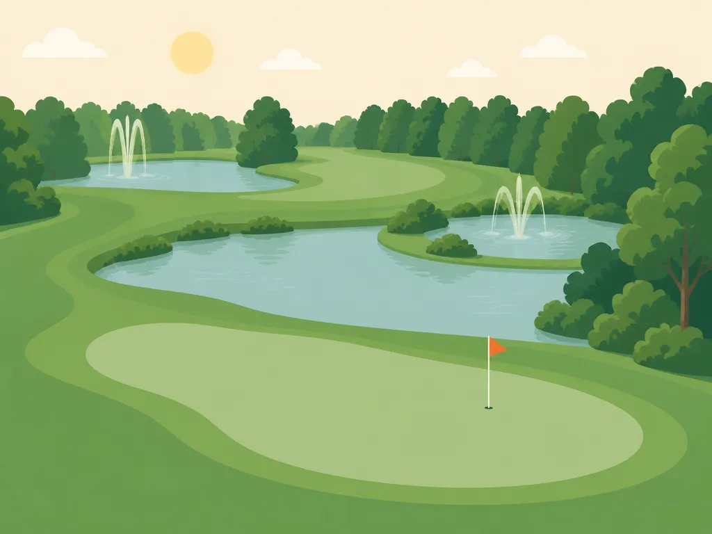 Illustration of Eagle River Golf Course