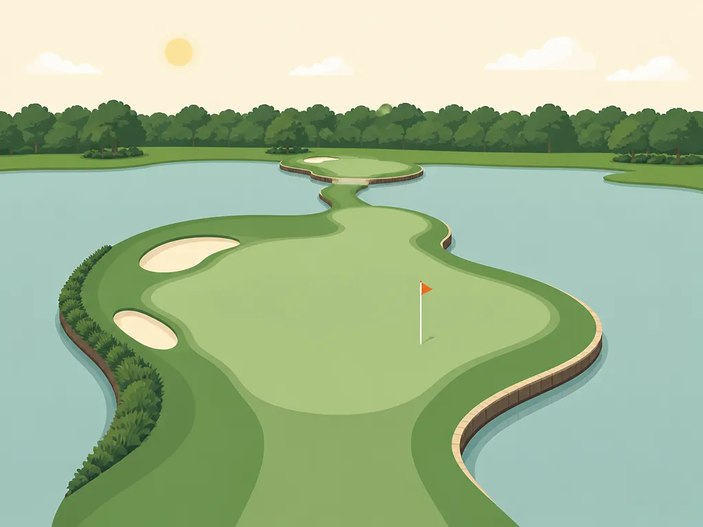 Illustration of Grey Oaks Country Club (Pine)
