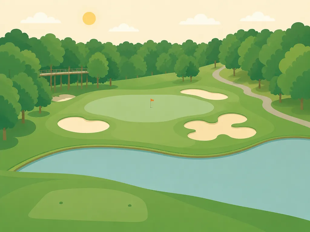 Illustration of Peachtree Golf Club