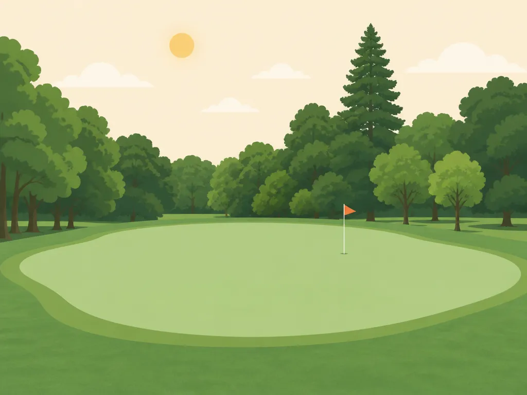 Illustration of Modesto Municipal Golf Course