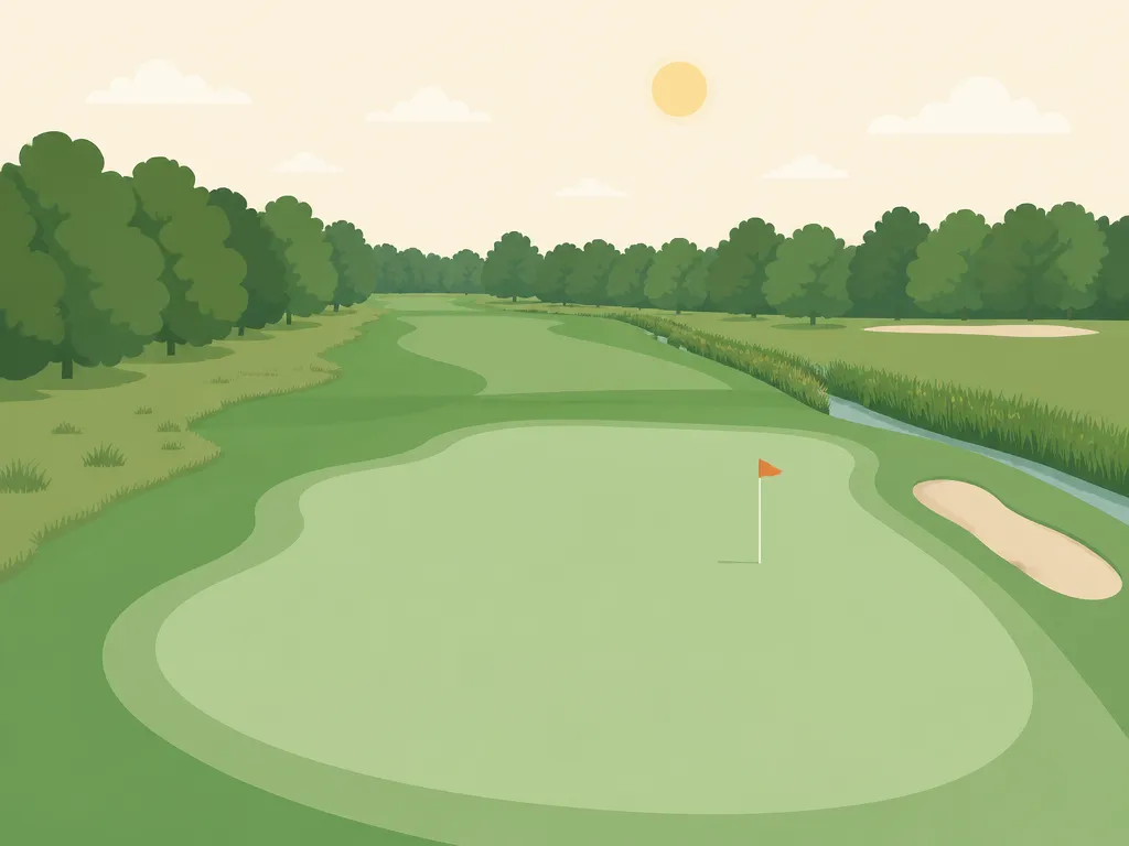 Illustration of Hooge Graven Golfclub Ommen (18h)