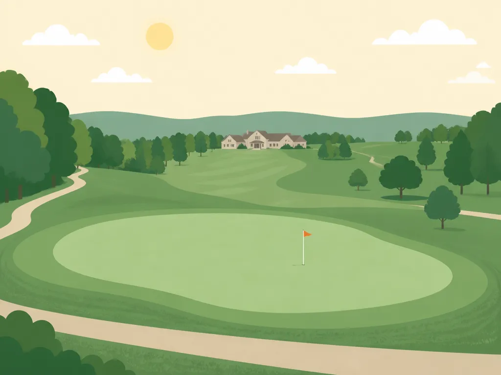 Illustration of Oakbrook Golf Club
