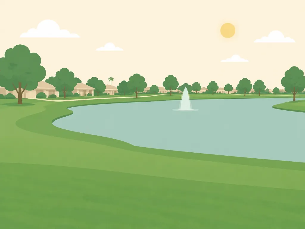 Illustration of Pebblebrook Golf Course