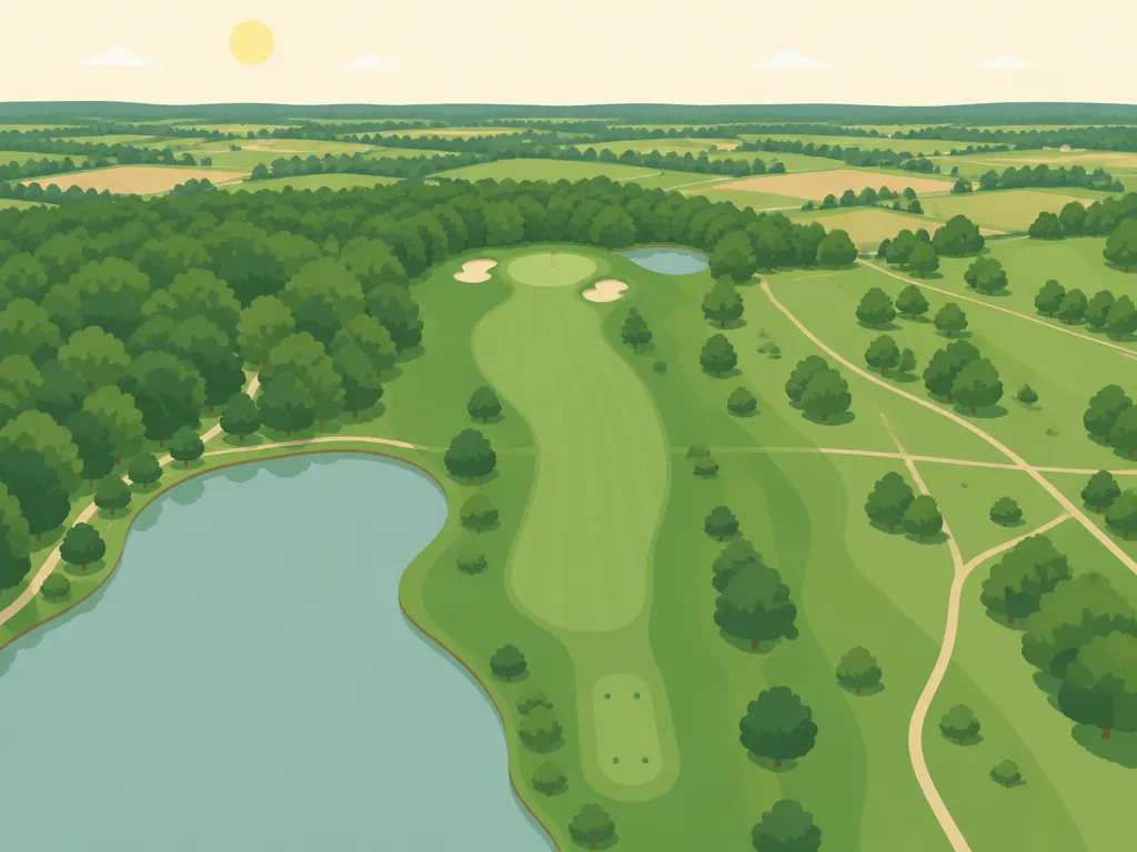 Illustration of Belle River Golf Course