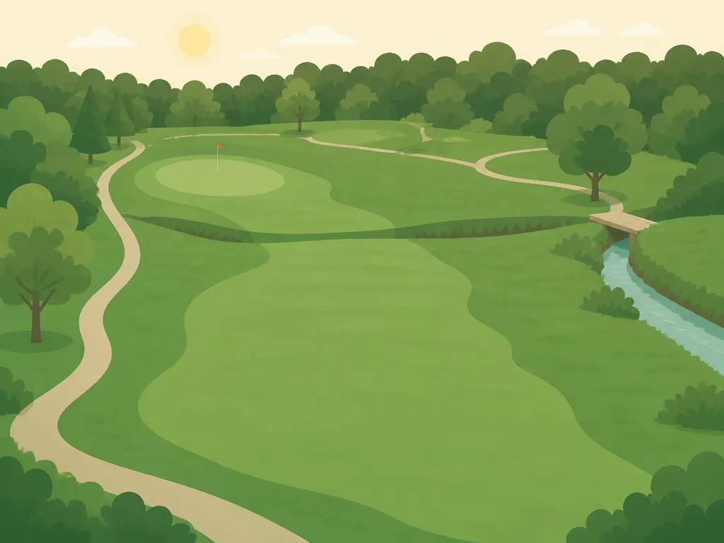 Illustration of Senica’s Oak Ridge Golf Club