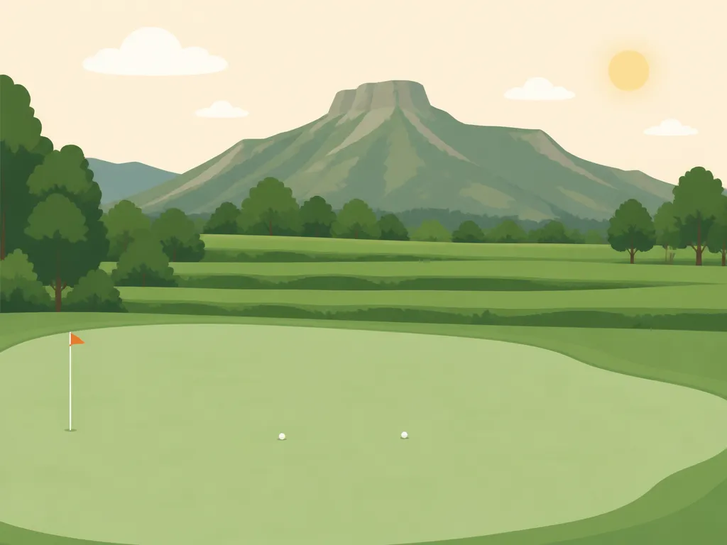 Illustration of Haystack Mountain Golf Course