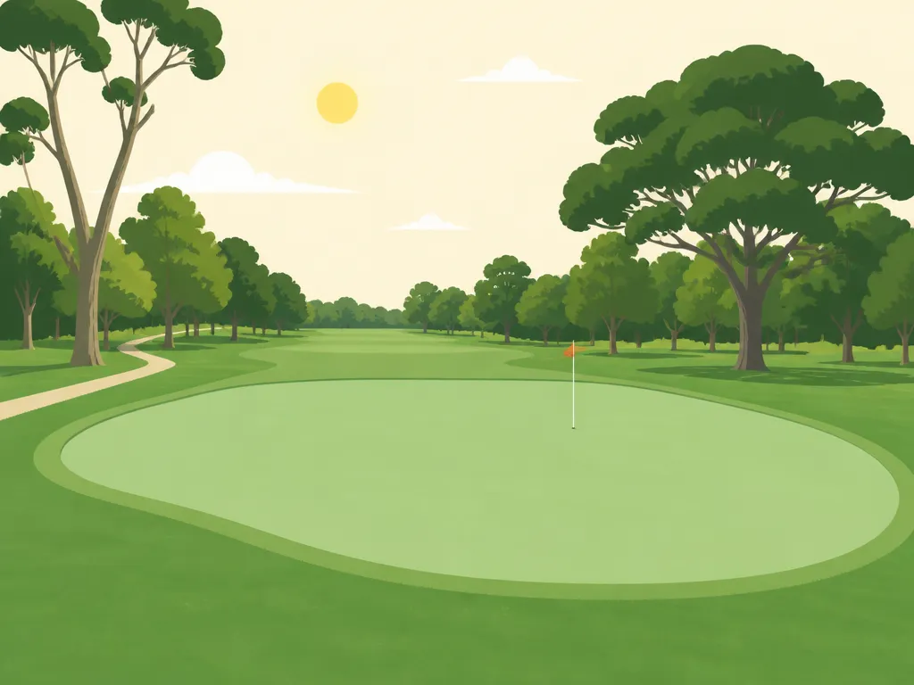 Illustration of Georges River Golf Course