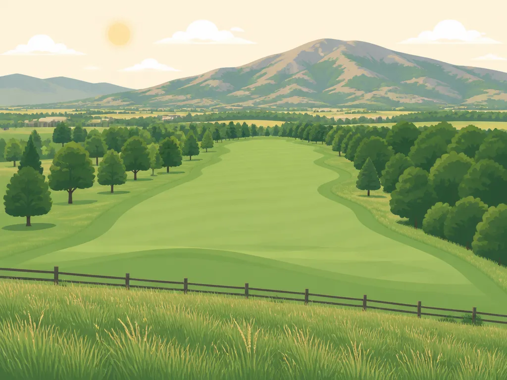 Illustration of Meeker Golf Course