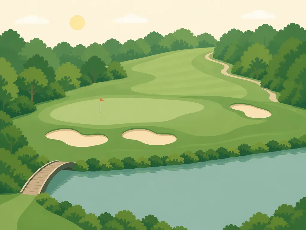 Illustration of RTJ Golf Trail at Magnolia Grove (Falls)