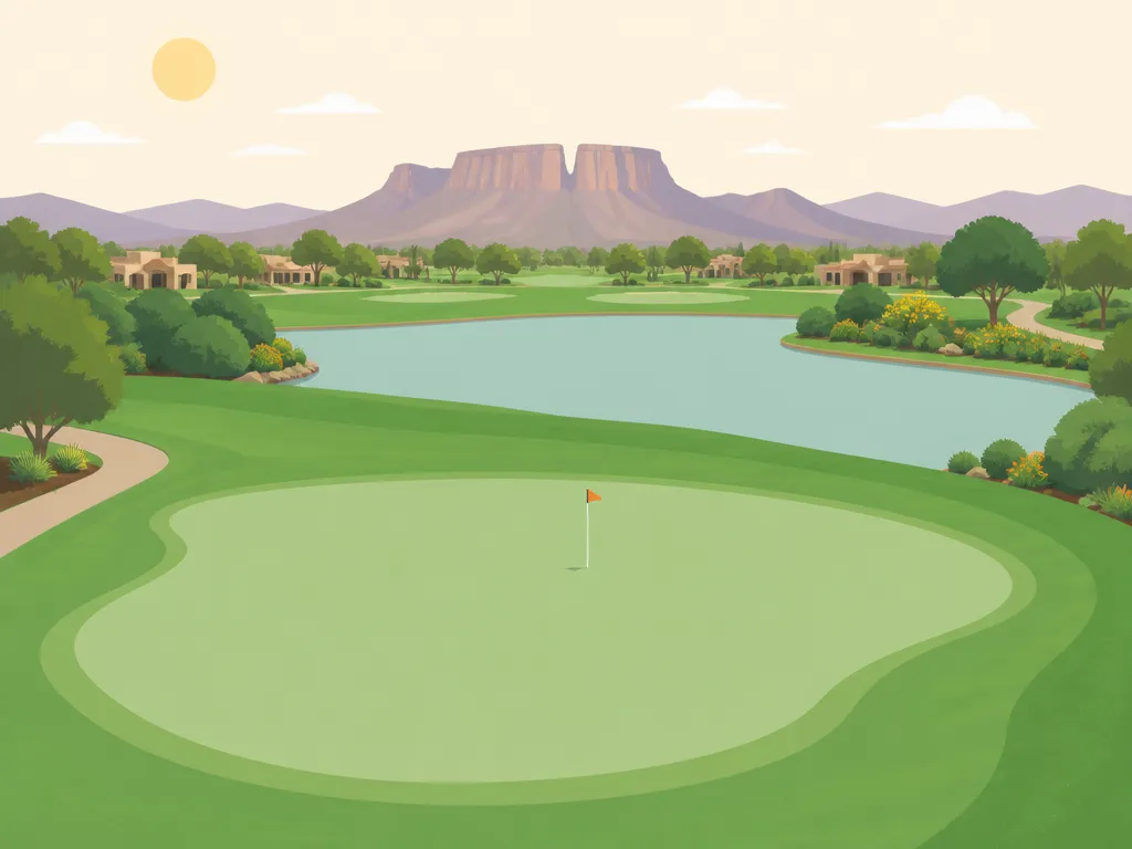 Illustration of Las Sendas Golf Club