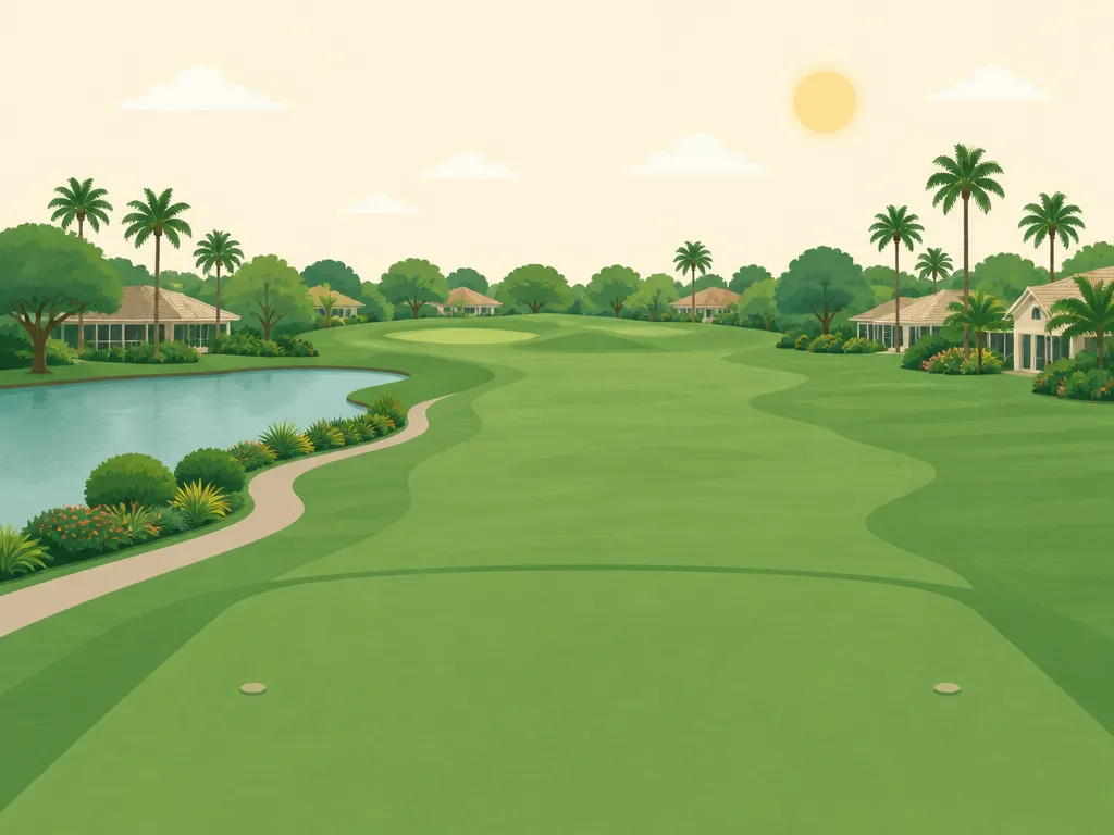 Illustration of Eagle Lakes Golf Club