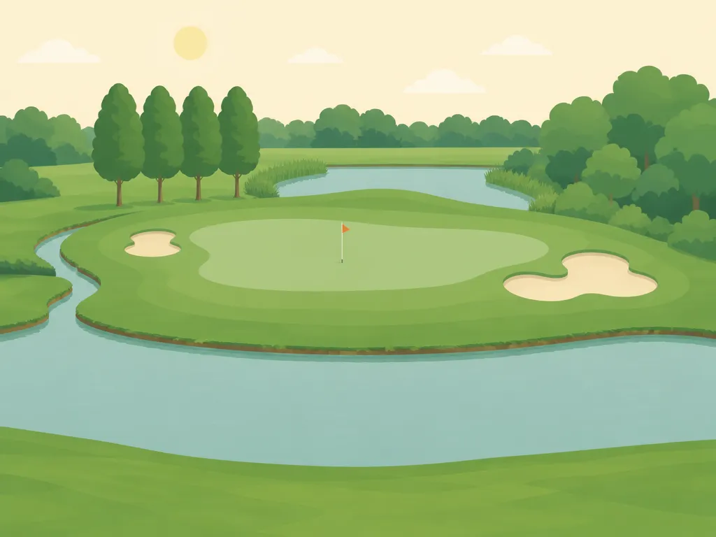 Illustration of Wedgewood Cove Golf Course