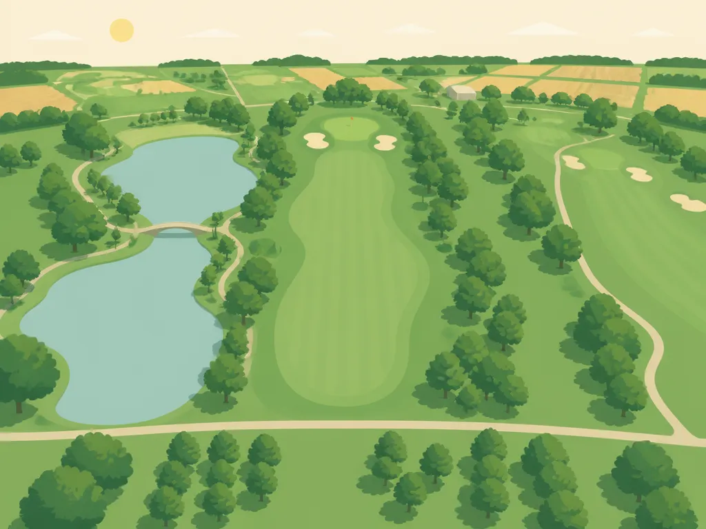 Illustration of Honeybrook Golf Club