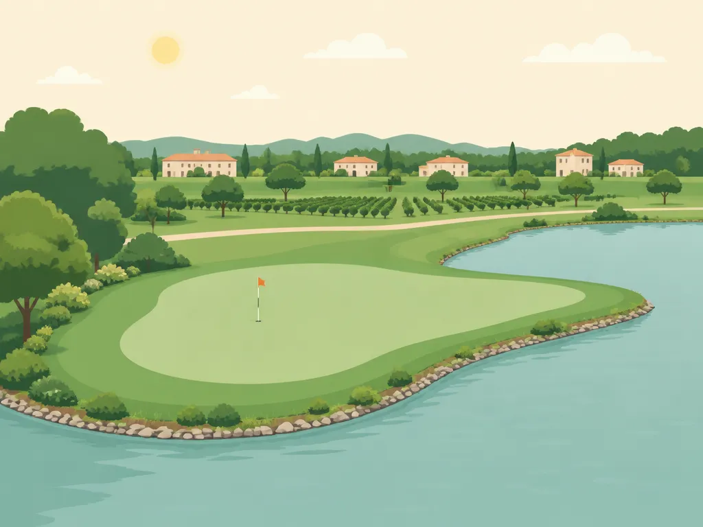 Illustration of Peralada Golf