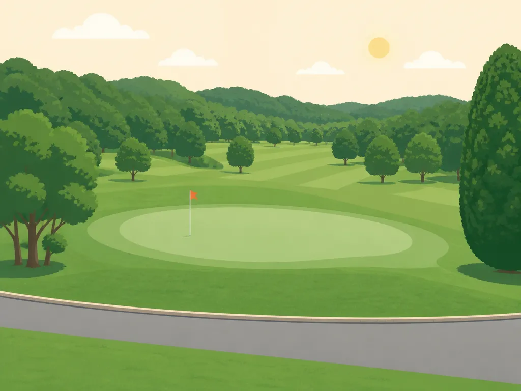 Illustration of White Plains Golf Course