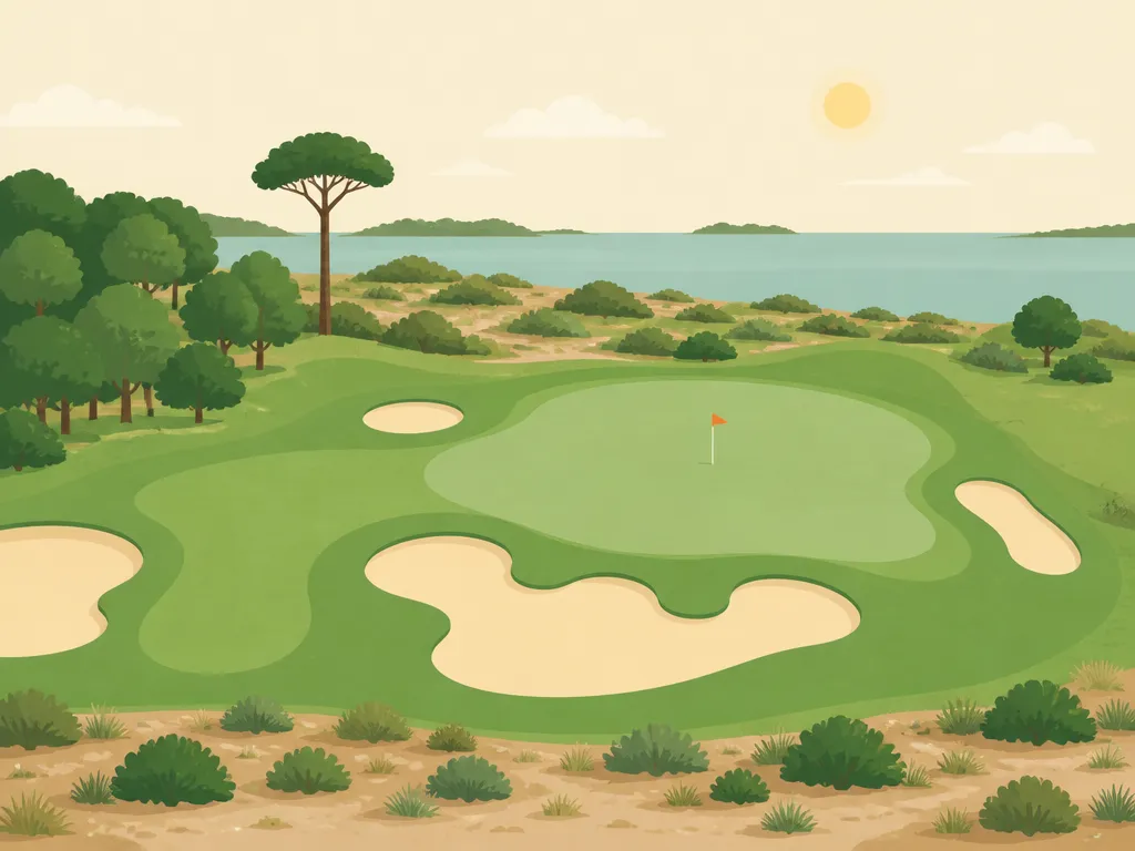 Illustration of Troia Golf Championship Course