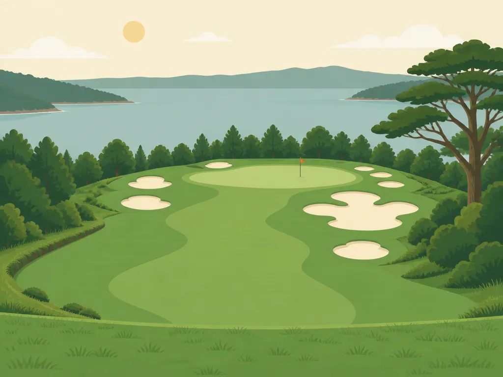 Illustration of Bayonet Golf Course
