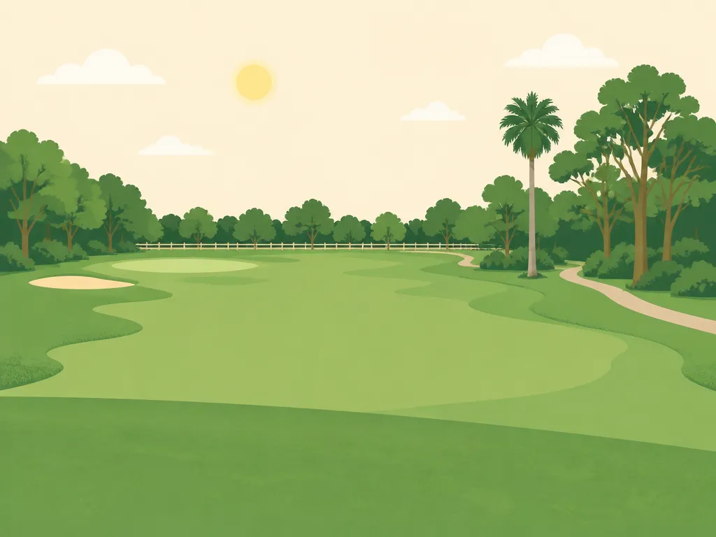 Illustration of Pompano Beach Golf Course (Palms)