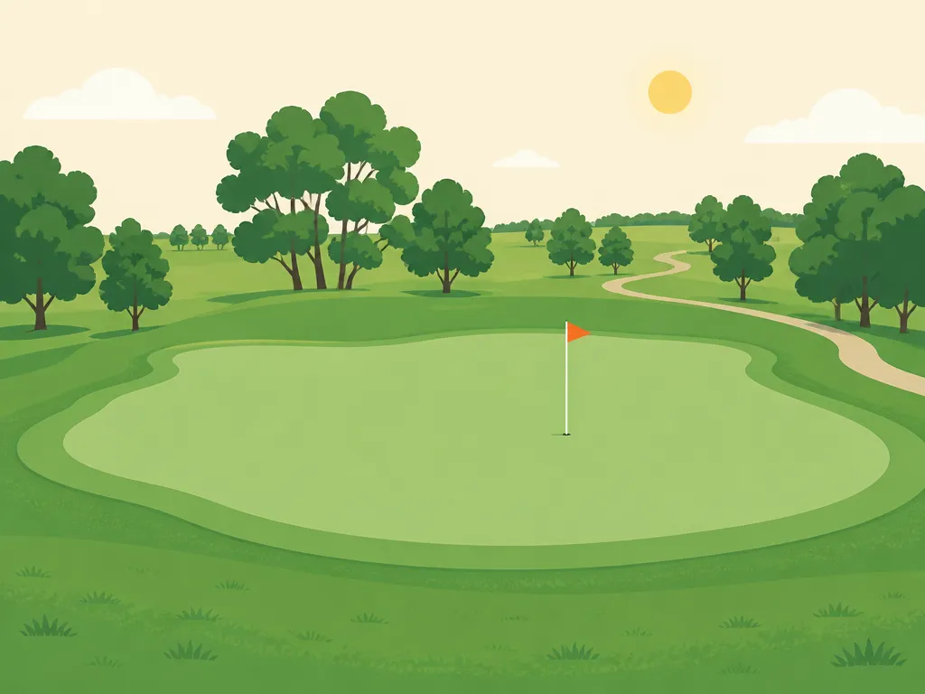 Illustration of Meadowbrook Golf Course (Creek)