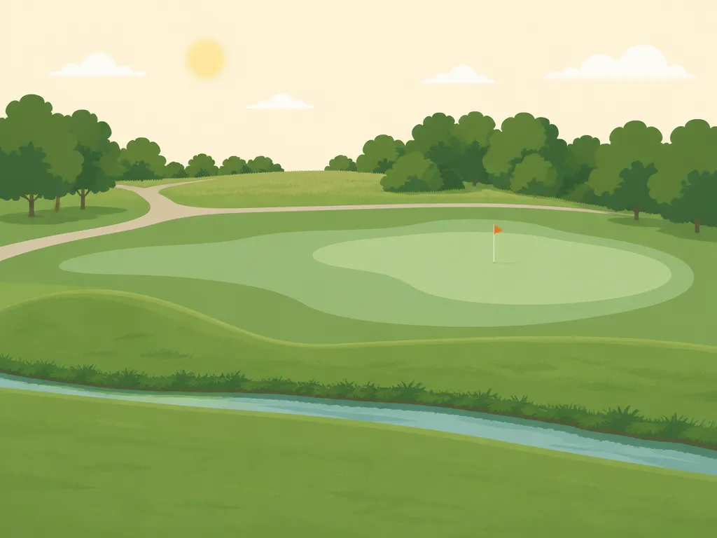 Illustration of Four Winds Golf Course