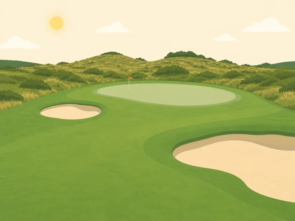 Illustration of Marine Golf Club Sylt