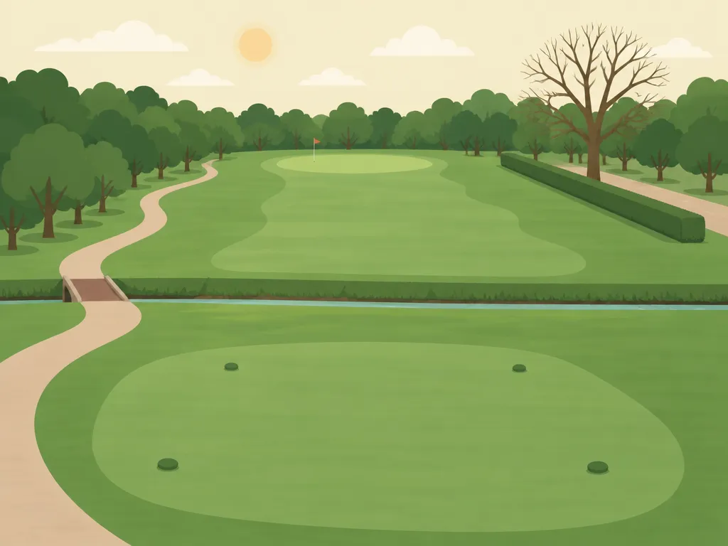 Illustration of Weimar Golf Course