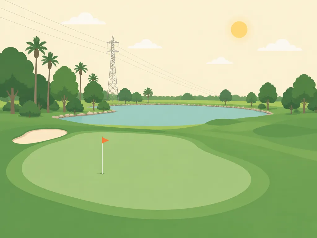 Illustration of El Prado Golf Courses (Chino Creek)