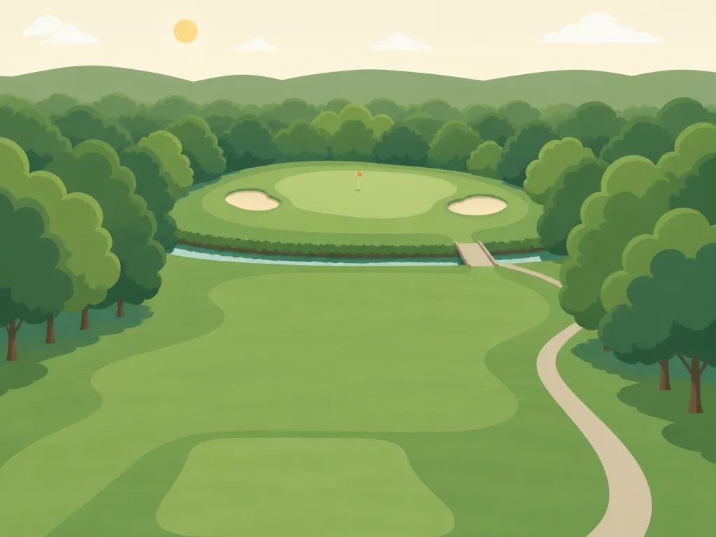Illustration of North Hills Municipal Golf Course