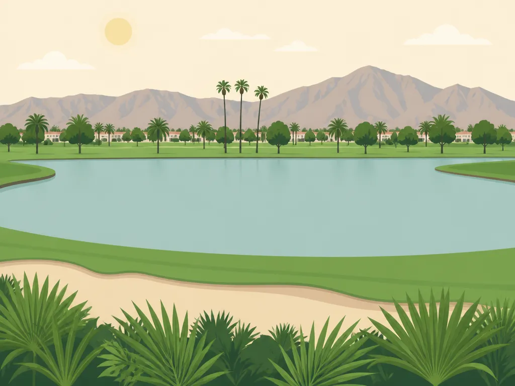 Illustration of The Vineyards Coachella Golf Course