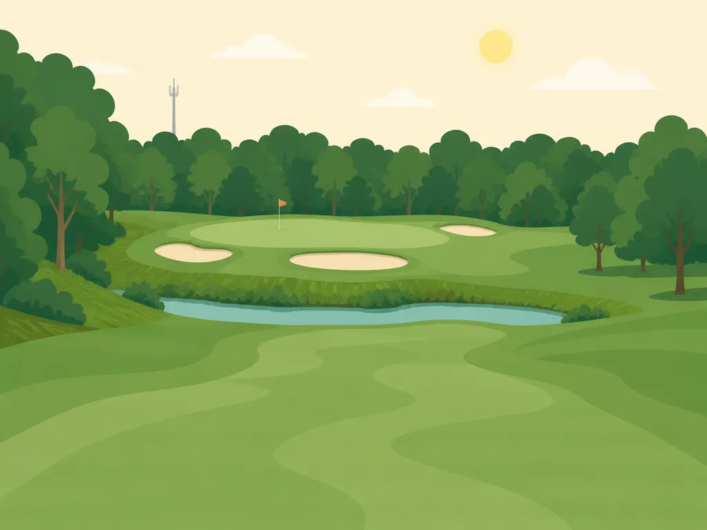 Illustration of Sandy Pines Golf Club