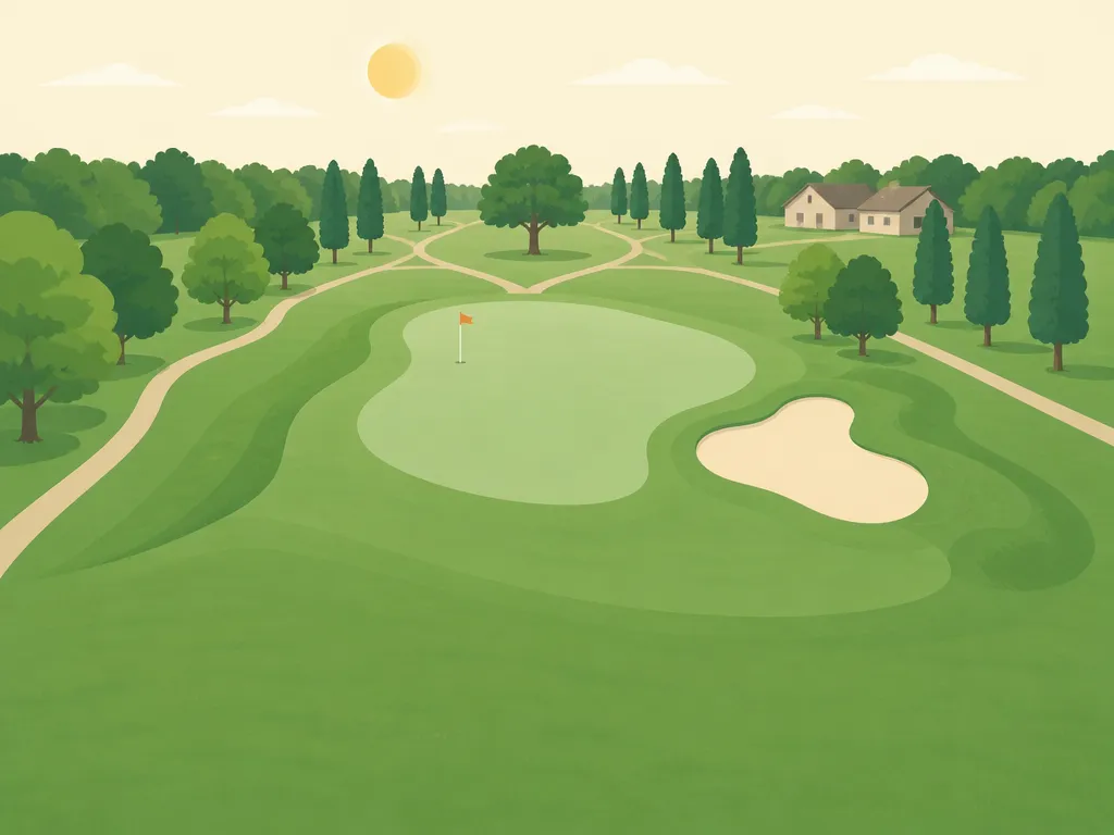 Illustration of Town & Country Golf Club