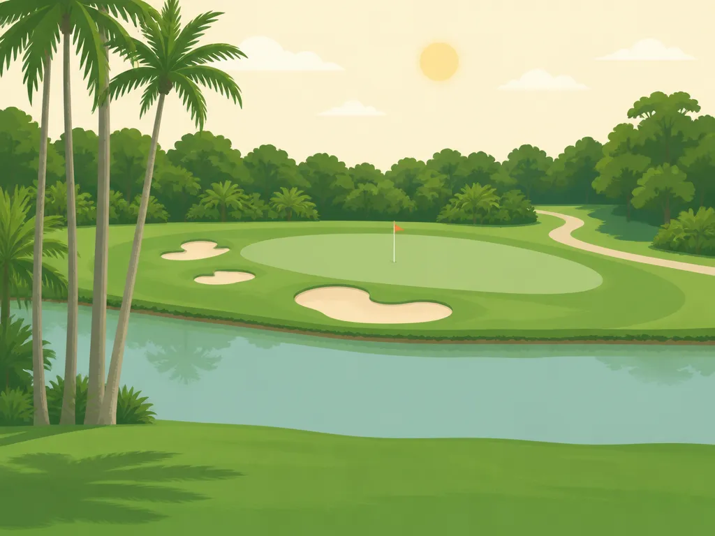 Illustration of Yeppoon Golf Club