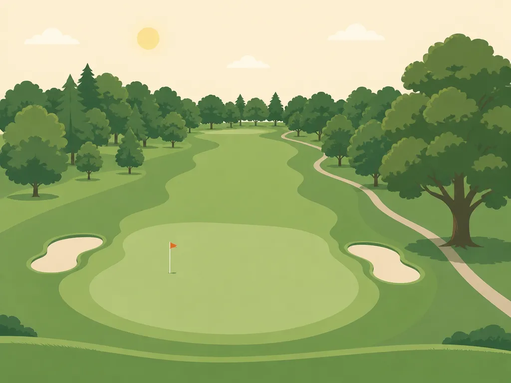 Illustration of Armidale Golf Course