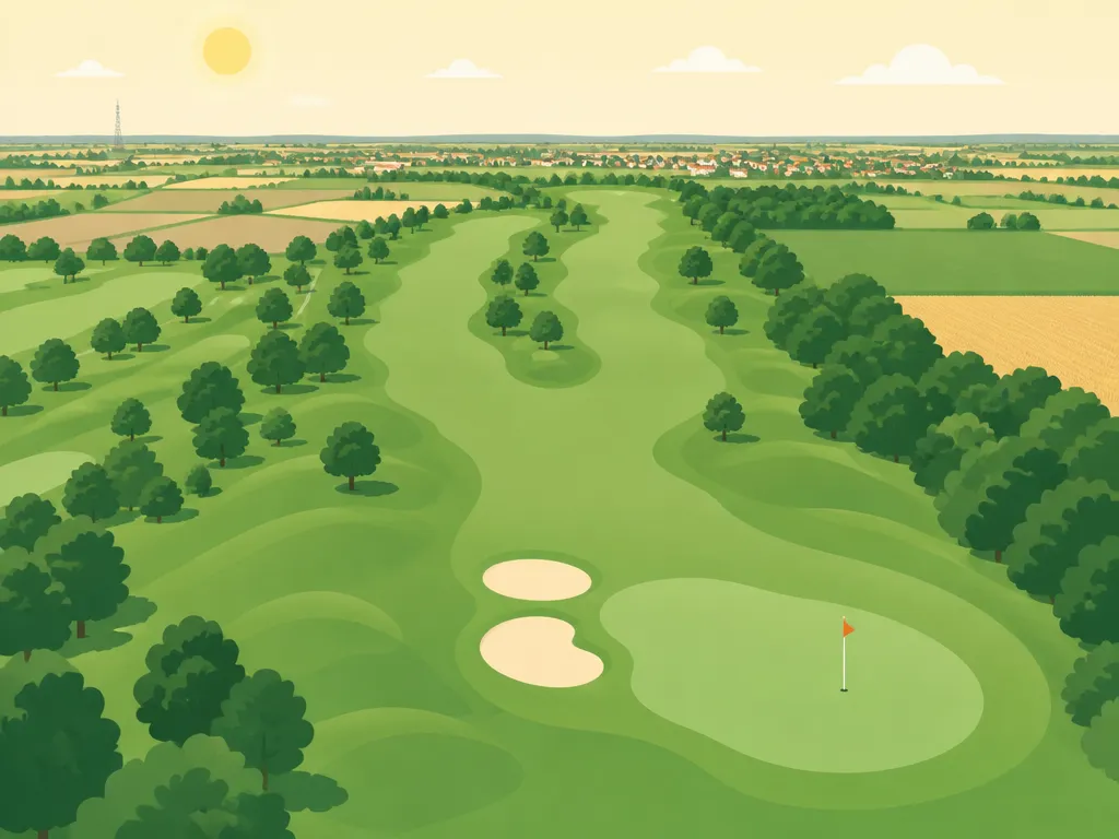 Illustration of Avernas Golf Club
