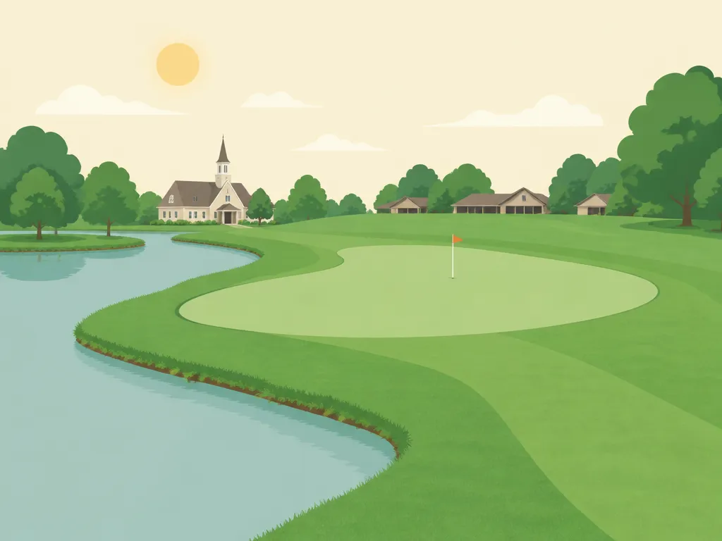 Illustration of Clear Creek Golf Course