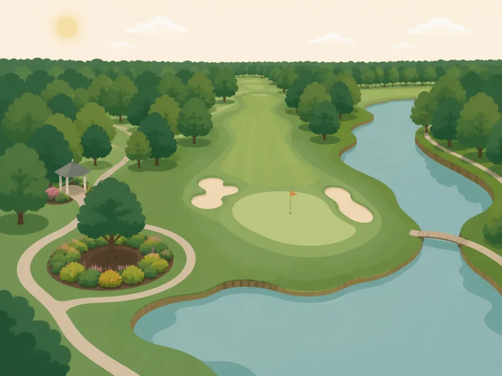Illustration of Golden Horseshoe Golf Club (Spotswood)