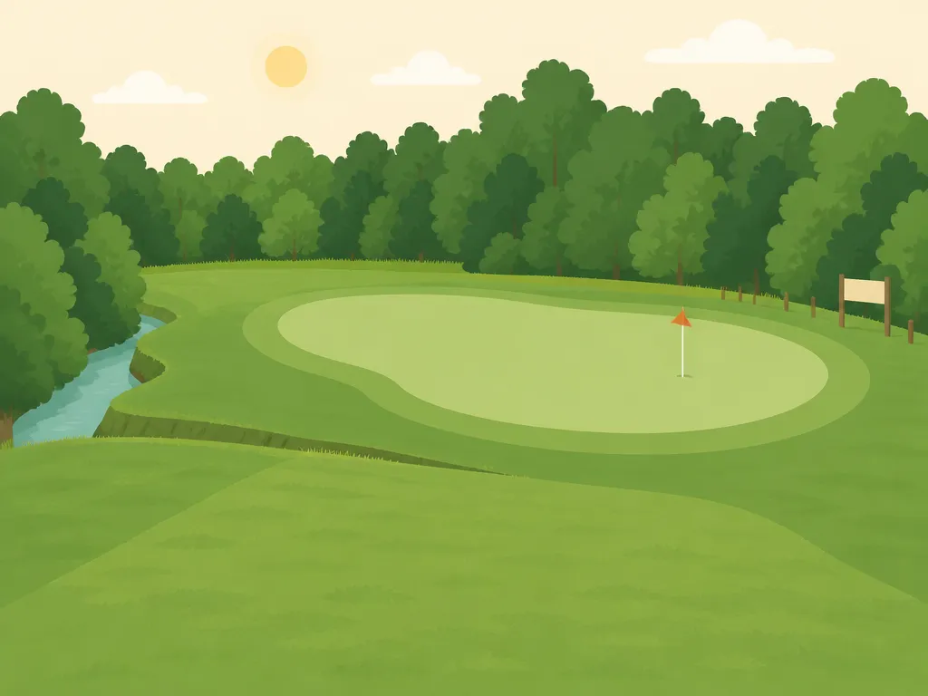 Illustration of Rippling Rapids Golf Club